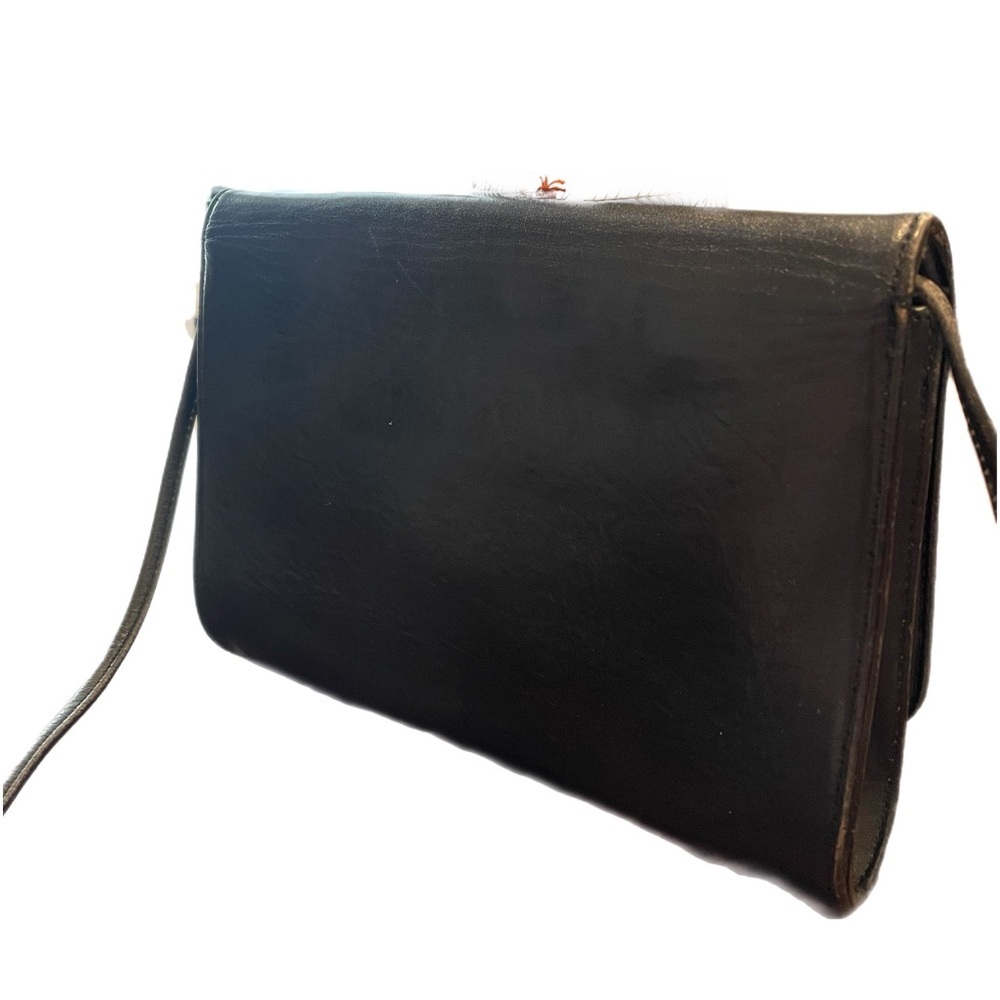 GIVENCHY Vintage Shoulder Bag Leather Black with gold hardware P4 - Picture 3 of 14